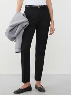 Banana Republic  black Sloan bistretch slim Ankle Length pants size O0 P NWT